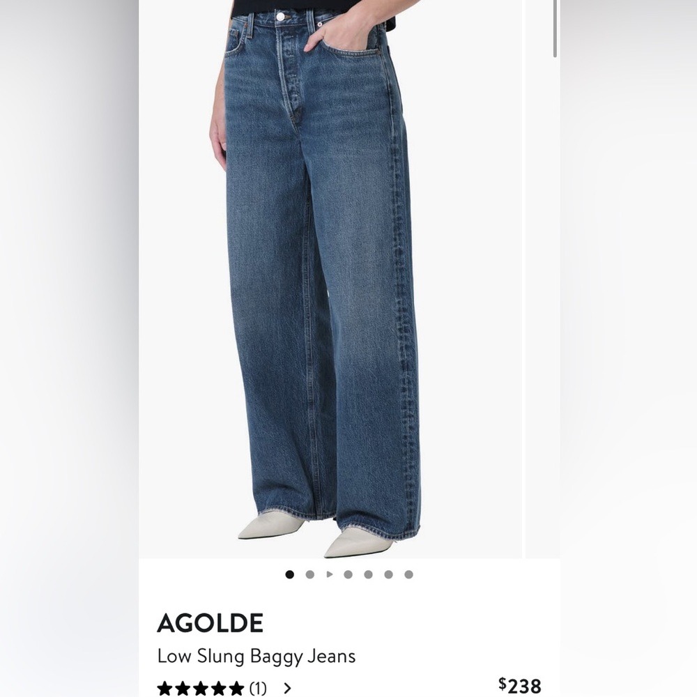 Agolde Denim - Low Slung Baggy